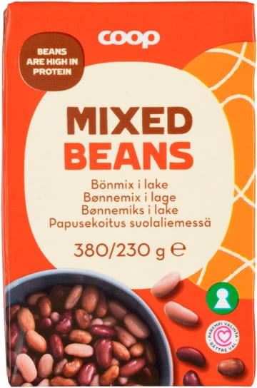 Coop Mixed beans Papusekoitus suolaliemessä