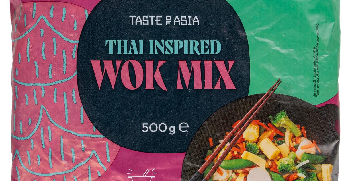 Wok Mix Sydänmerkki | Coop Thai inspired Wok mix | Sydänmerkki