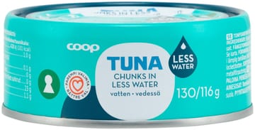 Coop Tuna Chunks In Less Water