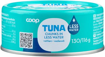 Coop Tuna Chunks In Less Water tonnikala