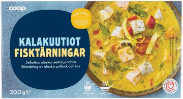 Coop Kalakuutiot alaskanseitiä ja lohta