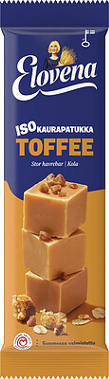 Elovena Iso kaurapatukka Toffee