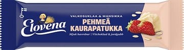 Elovena Pehmeä Kaurapatukka Valkosuklaa & mansikka