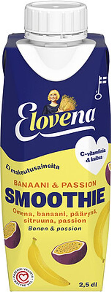 Elovena Smoothie Banaani & passion