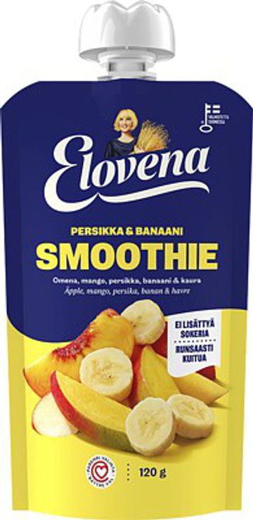 Elovena Smoothie Persikka & banaani