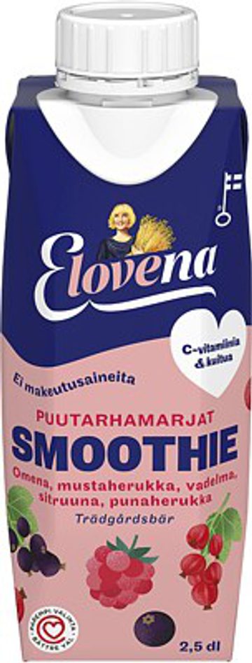 Elovena Smoothie Puutarhamarjat