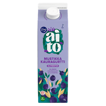 Fazer Aito Kauragurtti Mustikka 1 l