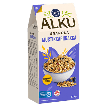 Fazer Alku Mustikkapiirakka granola 375 g
