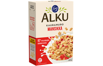 Fazer Alku Mansikka kauramuro 400 g