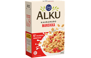 Fazer Alku Mansikka kauramuro 400 g