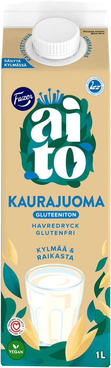 Fazer Aito Kaurajuoma 1L ESL