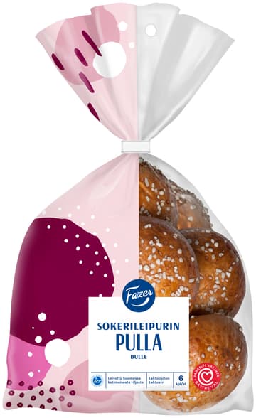 Fazer Sokerileipurin Pulla 6kpl 240g