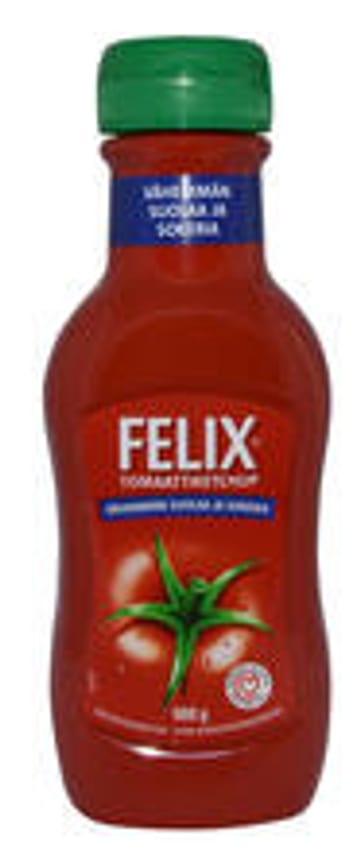 Felix Ketchup, vähemmän suolaa ja sokeria 980 g