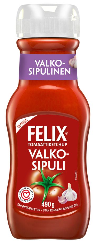 Felix Valkosipuliketchup 490 g