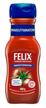 Felix Ketchup makeuttamaton 480 g