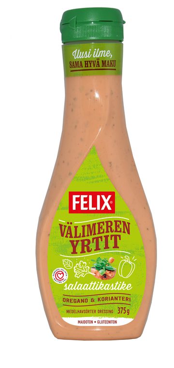 Felix Välimeren yrtit salaattikastike 375 g