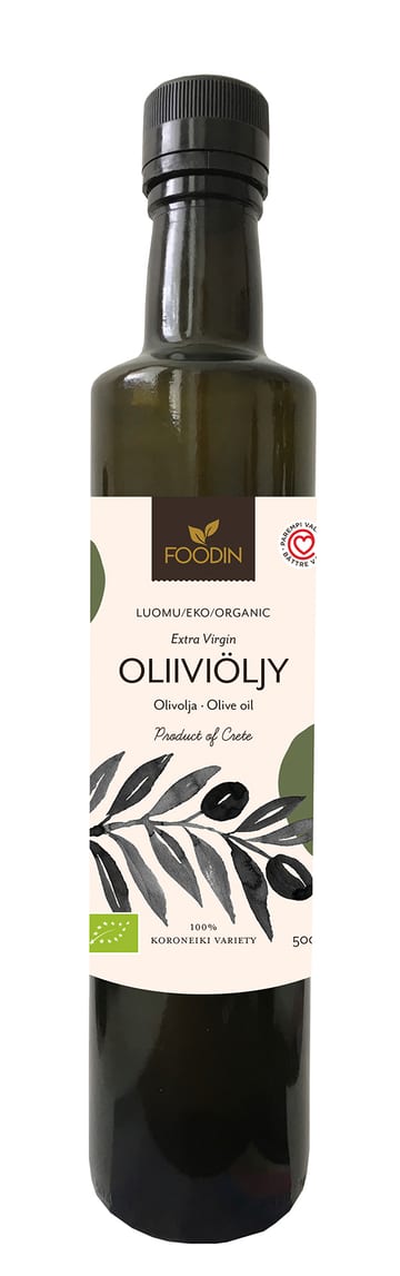 Foodin Luomu Extra Virgin Oliiviöljy