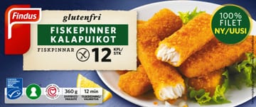 Findus Gluteenittomat kalapuikot MSC 360g