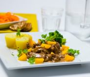 Hedelmäinen härkäruukku