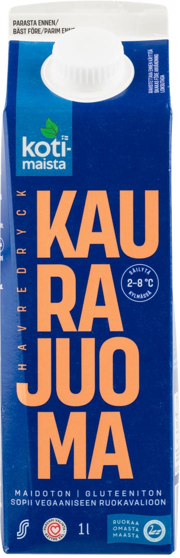 Kotimaista Kaurajuoma