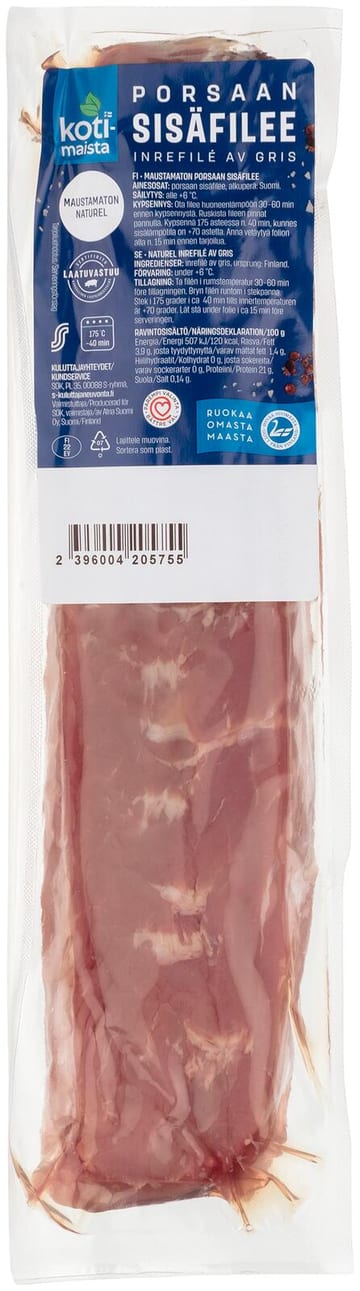 Kotimaista Porsaan sisäfilee