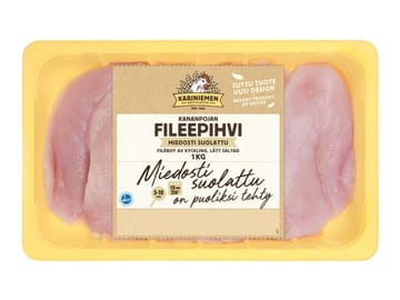 Kariniemen Kananpojan Fileepihvi, miedosti suolattu