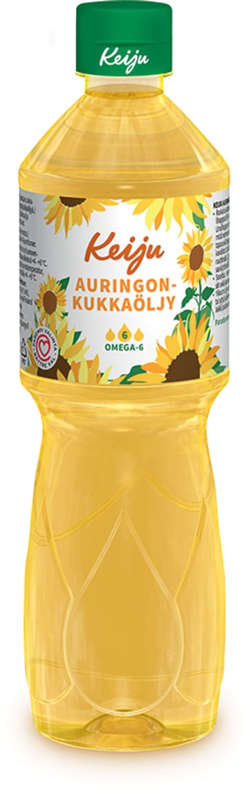 Keiju Auringonkukkaöljy 500 ml