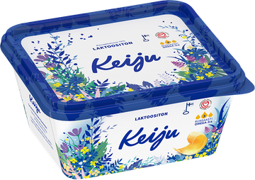 Keiju Laktoositon Kasvirasvalevite 70 % 600 g