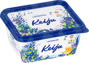 Keiju Laktoositon Kasvirasvalevite 70 % 600 g