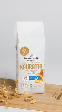 Kinnarin Tila Kantarelli-juusto kauratto 420g