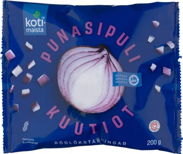 Kotimaista Punasipulikuutio, pakaste