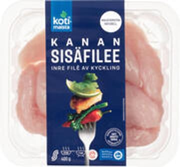Kotimaista Kanan Sisäfilee Maustamaton