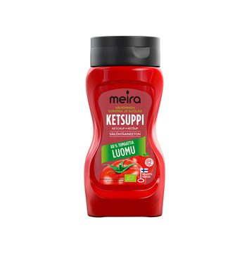Meira Ketsuppi Luomu vähemmän sokeria ja suolaa 250 g