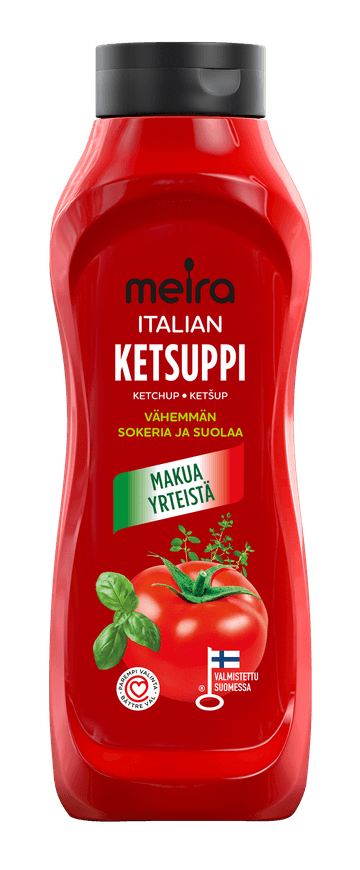 Meira Italian Ketsuppi vähemmän sokeria ja suolaa 480 g