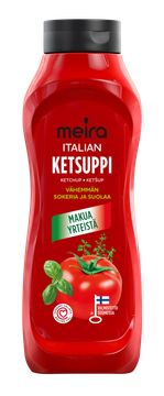 Meira Italian Ketsuppi vähemmän sokeria ja suolaa 480 g