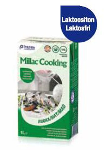 Millac Cooking/ Ruoka 15%, UHT, 1litra, laktoositon