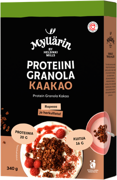Myllärin Proteiini Granola Kaakao 340 g