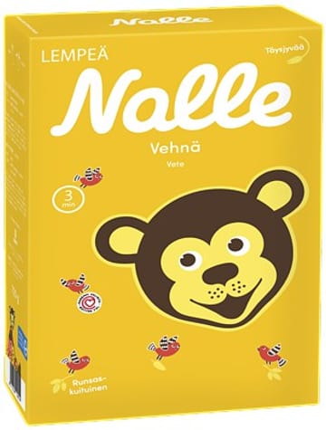 Nalle Vehnä Täysjyvähiutale
