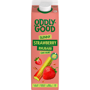 Oddlygood® Oat gurt mansikka-raparperi 1 kg