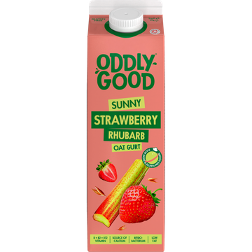 Oddlygood® Oat gurt mansikka-raparperi 1 kg