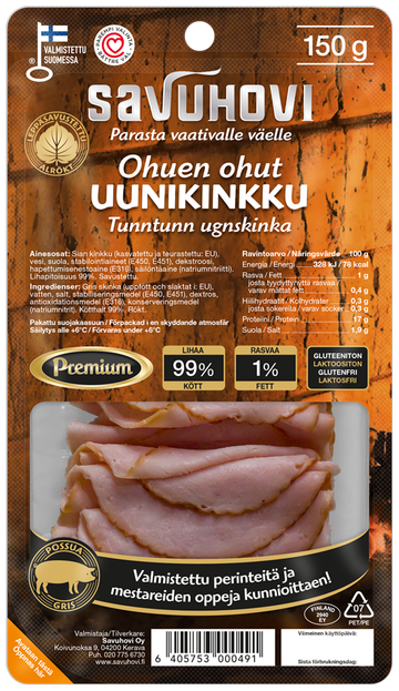 Savuhovi Ohuen ohut Uunikinkku
