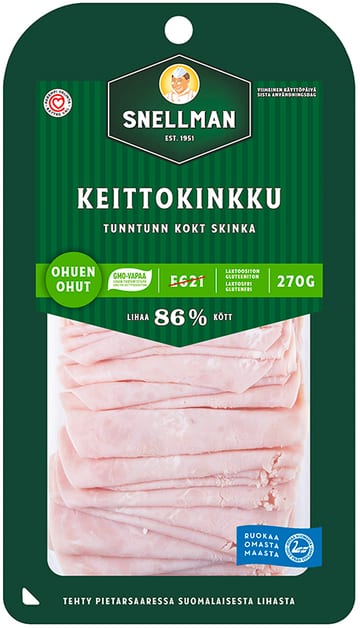 Snellman Ohuen ohut keittokinkku 270g