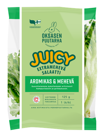 Oksasen puutarha Juicy jääsalaatti pussi