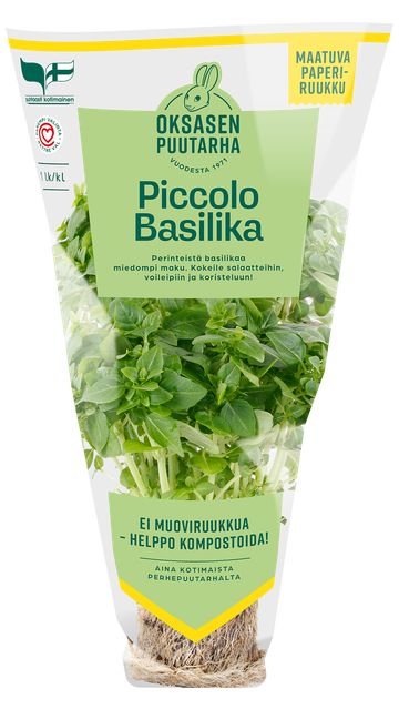 Oksasen puutarha Piccolo Basilika