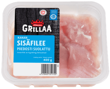 Pirkka kanan sisäfilee 400g miedsuolattu