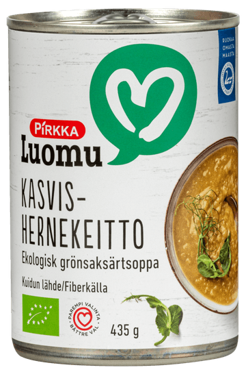 Pirkka Luomu kasvishernekeitto 435 g