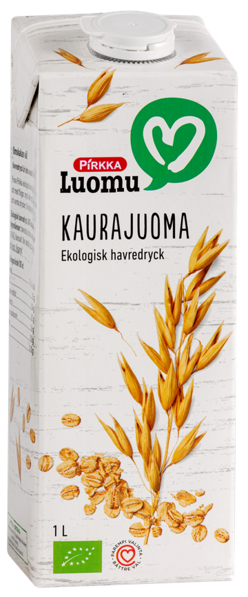 Pirkka Luomu kaurajuoma 1l UHT