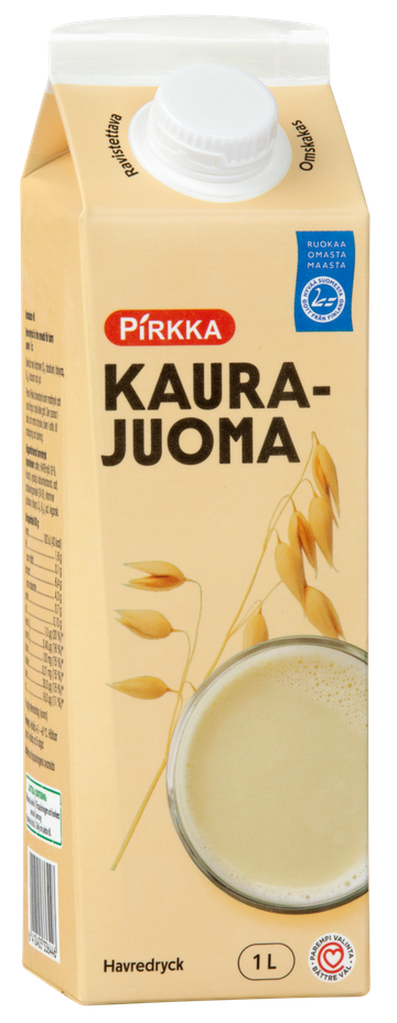 Pirkka kaurajuoma 1l ESL