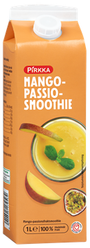 Pirkka mango-passiohedelmäsmoothie 1 l