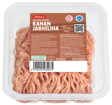 Pirkka suomalainen kanan jauheliha 400g